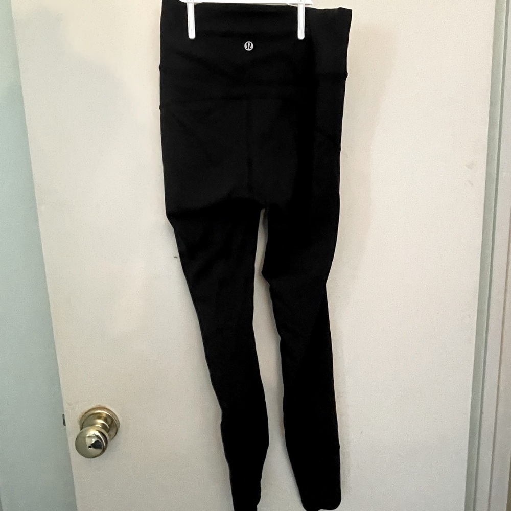 Black Lululemon Leggings, Size 6